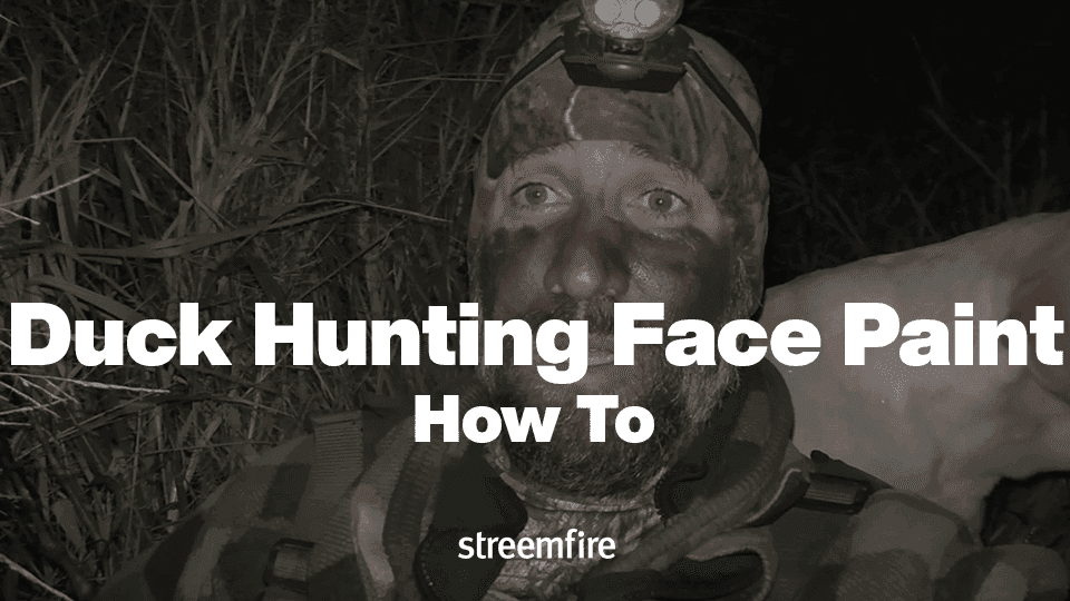 How to Apply Duck Hunting Face Paint